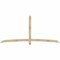 Ekena Millwork Bellingham Rough Sawn Timber Gable Bracket, Douglas Fir, 108"W x 49"H x 4"D x 4"F, 11/12 Pitch GBW108X49X0404BEL00RDF - alternate 1